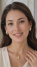 Real Pearl Gold Leaf Set – Necklace & Earrings