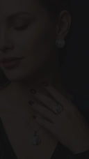 Real Pearl Silver Drop Set – Necklace & Earrings