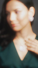 Real Pearl Mother-of-Pearl Flower Set – Necklace & Earrings